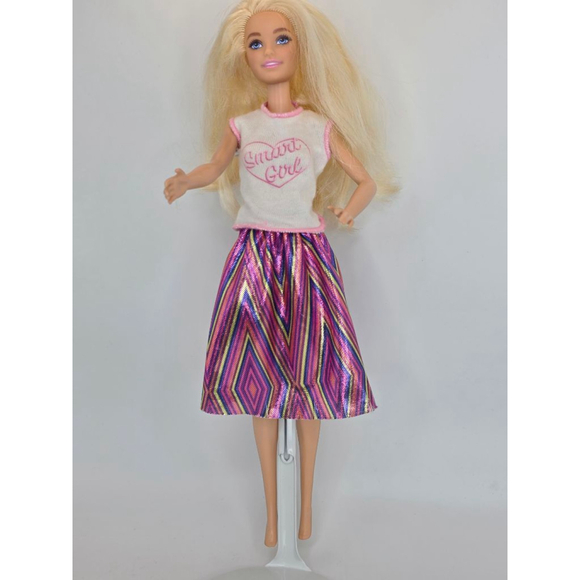 Mattel Barbie Fashionistas Powder Pink Doll #14 (DGY57) – Milly Face - Picture 2 of 6